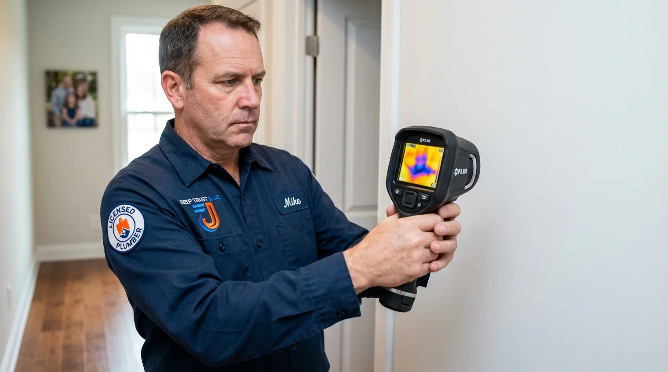 Thermal imaging leak detection by Johns Plumbing LLC in Trion